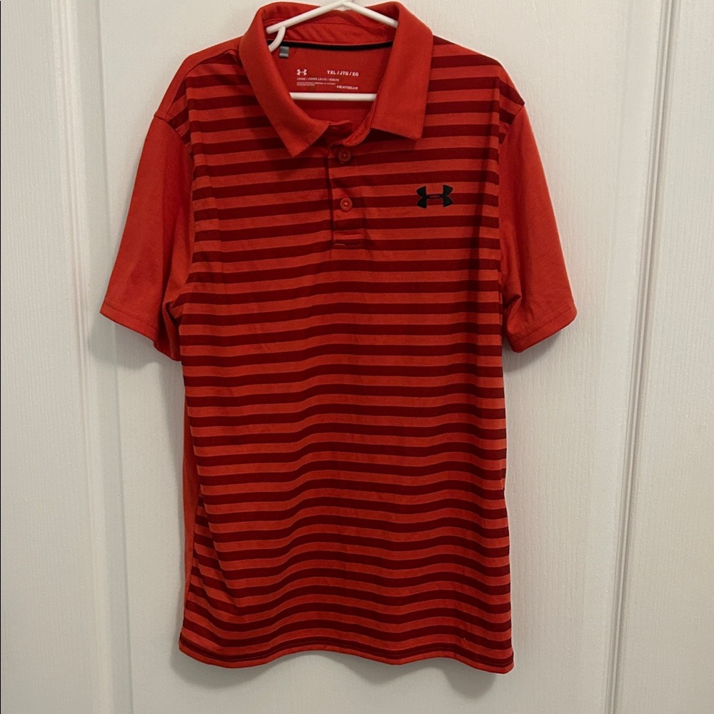 Under Armour Boy’s Bold Red Polo Shirt